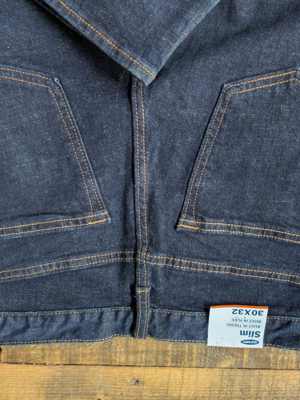 NWT Men's Old Navy slim fit dark blue jeans size 30x32 #480 - Picture 4 of 4